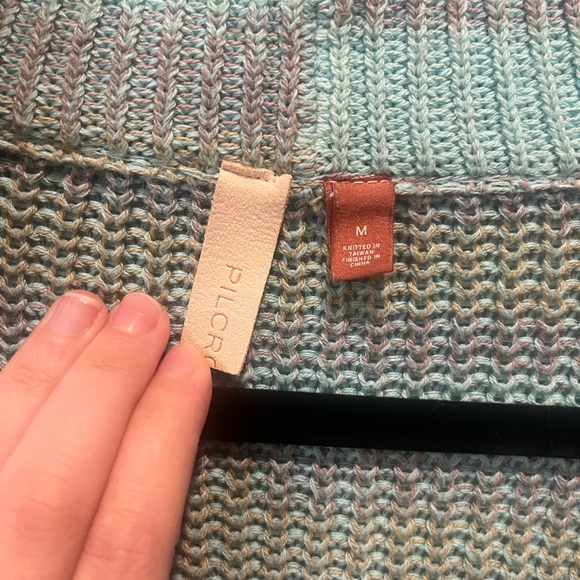 Anthropologie Pilcro Long Knit Ombré Cardigan Size Medium - Picture 5 of 9